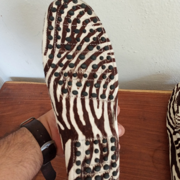 Tod's pony hair mocassins,zebra pattern - Picture 10 of 14
